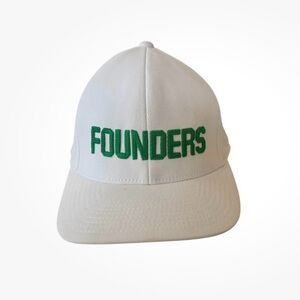 G/FORE Golf Hat “FOUNDERS” The Farms Golf Club White Green Adjustable Cap